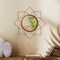 Uniquewise Decorative Metal Wall Mounted Modern Mirror - Perfect for Living Room, Bedroom, Bathroom Vanity, Entryway, or Hallway, Adding Elegance and Charm to Your Space